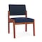 Lesro Lenox Armless Guest Chair, 22.5 in W 26 in L 31.5 in H LW1102 - alternate 1